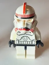 LEGO Star Wars Clone Shock Trooper Red Markings Minifigure Phase 2