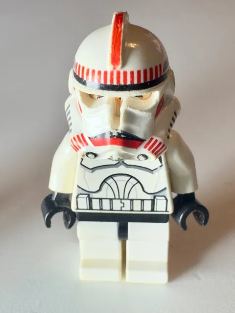LEGO Star Wars Clone Shock Trooper Red Markings Minifigure Phase 2