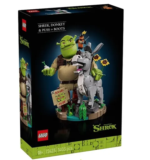 Lego 72423 Shrek, Donkey & Puss in Boots -  New AU Seller