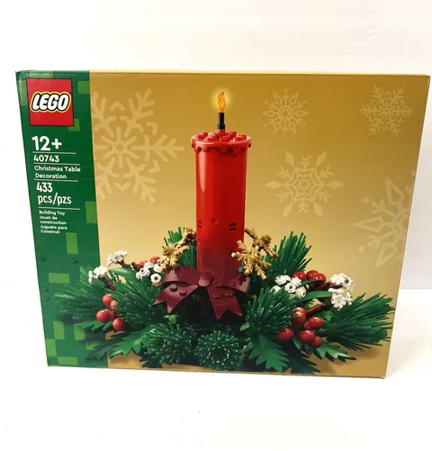 Lego 40743 Christmas Table Decoration Candle Brand New Holiday Table Decor