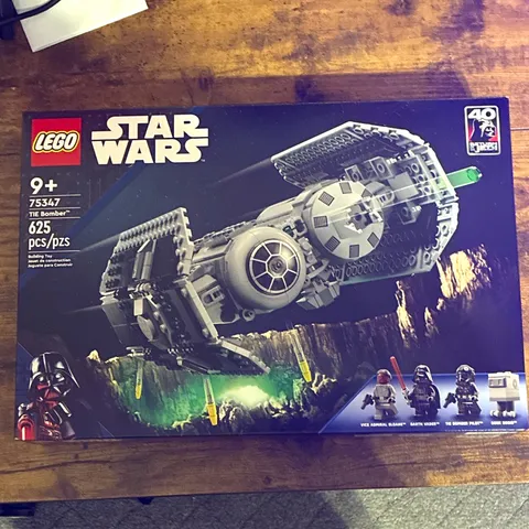 LEGO Star Wars 75347 TIE Bomber Complete Set 625 Pieces, NEW