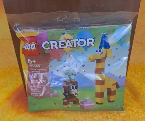 LEGO Creator Birthday Party Animals Polybag 60 pcs #30689 NIB Sealed