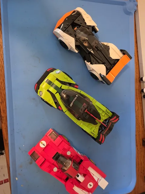 LEGO Speed Champions ×3 Bundle McLaren,  Austin Martin, and Ferrari F40