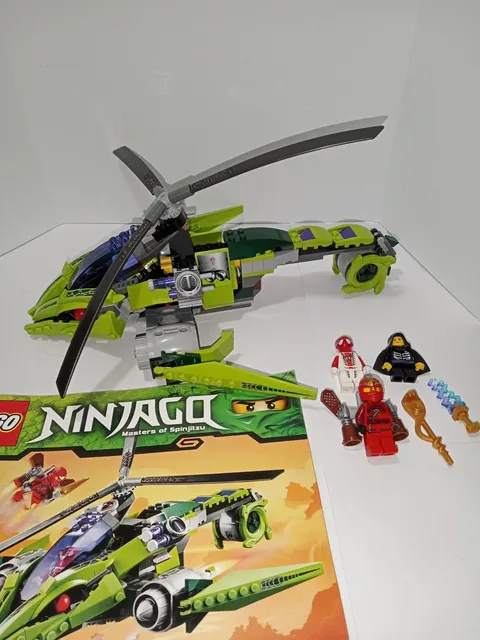 LEGO Ninjago 9443 Rattlecopter Rise of the Snakes 99% COMPLETE w/ Instructions