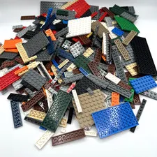 2 lb Genuine LEGO Plates Only Mixed Sizes Colors Clean Used Bulk Lot (LOT 4)
