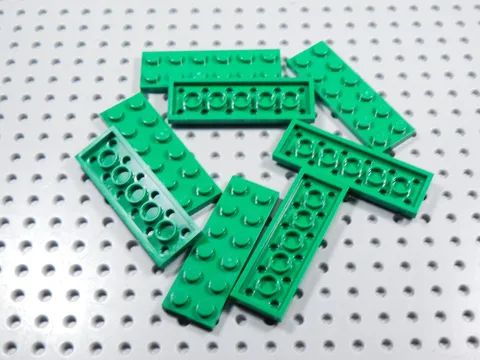 LEGO Lot of 8 Green 2x6 Plates BM