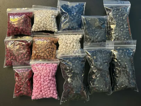 HUGE LOT OF 5,067 AUTHENTIC LEGO 1x1 Round Studs!!!! Great Condition!