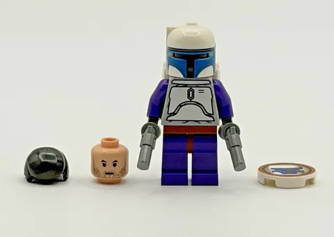 LEGO Star Wars TCS Jango Fett Custom Minifigure sw0053 7153 2002 Pad Printed