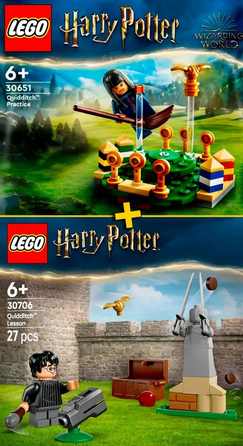LEGO Harry Potter #30651, #30706 - Quidditch Practice + Quidditch Lesson - NEW