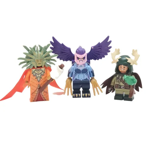 LEGO Fantasy Magic Minifigure MOC Druid Warrior Forest Hunter Nature Guardian