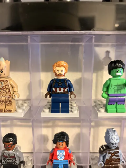 Lego Marvel Comics Minifigure Captain America, Beard sh495 Avengers Infinity War