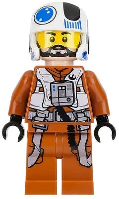 LEGO® Minifigure Star Wars sw0705 Resistance Pilot X-wing (Temmin Snap Wexley)