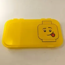 LEGO MiniFigure YELLOW Storage Case Box Display 11" x 6" x 1" - FREE SHIPPING
