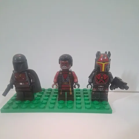 LEGO Star Wars Clone Wars Mandalorian +Gar Saxon Minifigure 75316 & Greef Karga