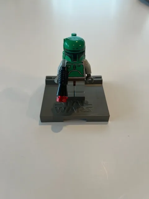Vintage LEGO Star Wars Boba Fett Minifigure – Classic Grays 4476 Slave I