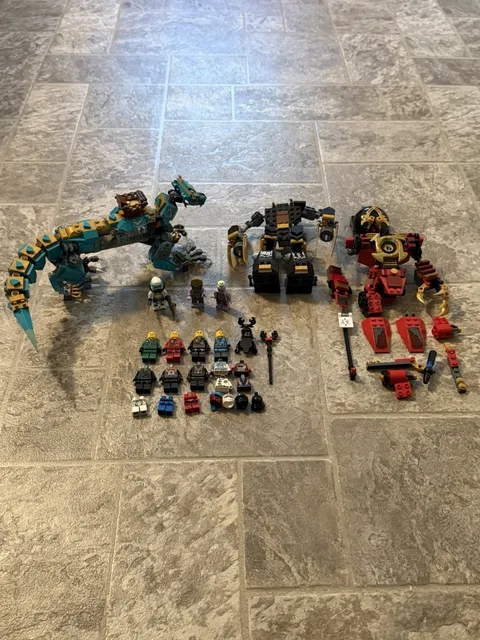 LEGO Ninjago Minifigures Accessories Incomplete Sets Bulk Bundle Lot