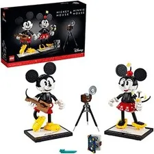 LEGO Disney Princess Mickey & Minnie Mouse Block Building Toy 43179 F/S w/Track#