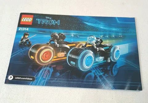 LEGO Ideas Disney TRON Legacy Light Cycle 21314 Manual Instructions Booklet ONLY