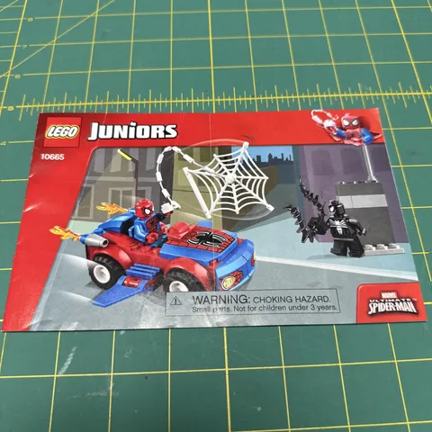 LEGO Juniors 10665 Spider-Man: Spider-Car Pursuit Instruction Manual Only