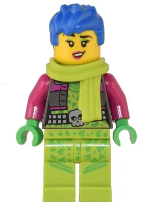 LEGO® Minifigure Town cty1506 Raze Lime Scarf Blue Hair