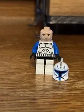 Lego Star Wars Minifigure Captain Rex Phase 1- Authentic
