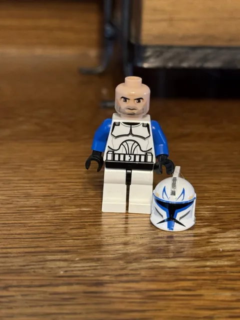 Lego Star Wars Minifigure Captain Rex Phase 1- Authentic