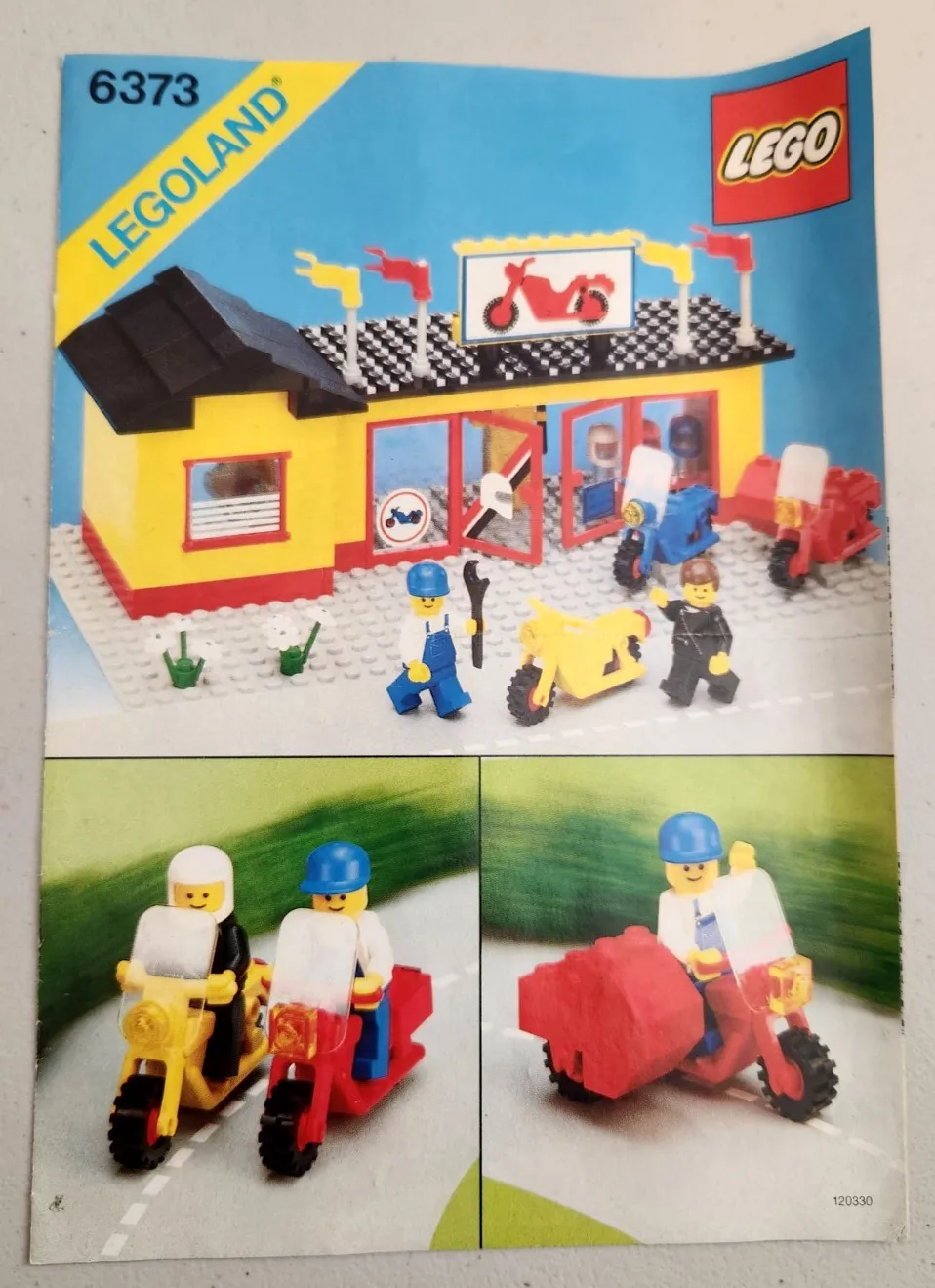 LEGOLAND #6373 Motorcycle Shop Manual Only