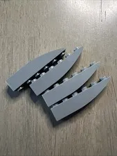 LEGO 42023 Dark Bluish Gray Slope, Curved 6 x 1 Inverted 4 Pieces