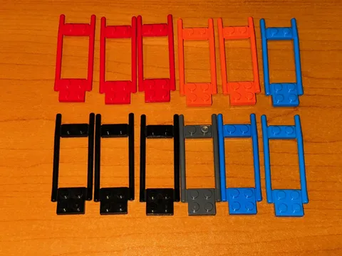 LEGO Horse Hitching Harness Traces Animal Accessory #2397 Lot of 12 Multicolor