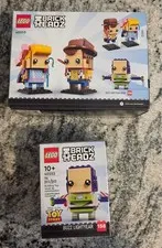 LEGO BRICKHEADZ: Woody and Bo Peep (40553) and Buzz Lightyear (40552)