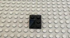 LEGO Black Slope 45 Degree 2x2 Double Concave Part 3046