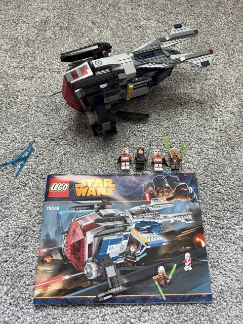 LEGO Star Wars: Coruscant Police Gunship (75046) W/ Minifigures & Instructions