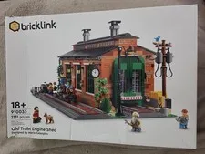LEGO BrickLink Designer Program 910033 Old Train Engine Shed Open Box
