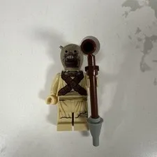 Star Wars LEGO Minifigure Tusken Raider Head Spikes Pre Owned*J