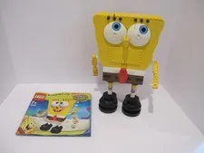 LEGO SpongeBob SquarePants 3826 Build A Bob Figure Set READ INCOMPLETE 