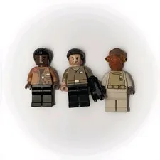 Minifigures Lot - Finn, Admiral Ackbar, Major Brance. Used, Good Condition