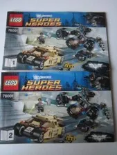 Lego Super Heroes Building Instructions Instruction 76001 Part 1, 2 Part 1,2