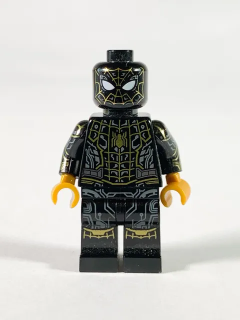 Lego sh0774 Spider-Man Black Gold Suit From Super Heroes 76195 Minifigure ONLY