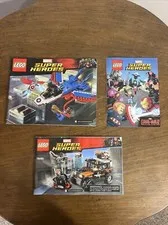 LEGO MARVEL SUPER HEROES 76050 And 76076- INSTRUCTION MANUAL ONLY
