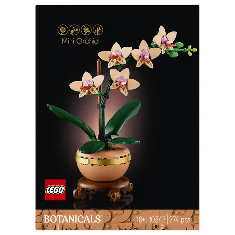LEGO Botanicals: Mini Orchid 274pcs (10343) 18+ New&sealed