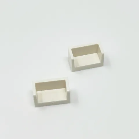 23969 LEGO Parts Panel 1x2x1 w/ Rounded Corners & 2 Sides WHITE (2)