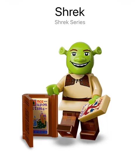 LEGO 71053 Collectible Minifigures Shrek Series - SHREK ships today