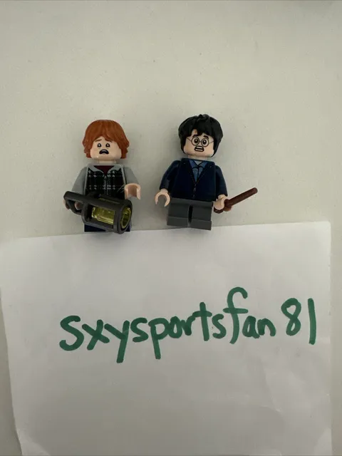 LEGO Harry Potter & Ron Weasley Chamber of Secrets Minifigure Lot from Set 75950