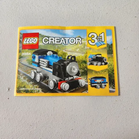 LEGO CREATOR 31054 Blue Express 3 in 1 Instruction Manual Only