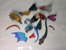 Lego Dragon Pieces including Ninjago Golden Dragon Head and More