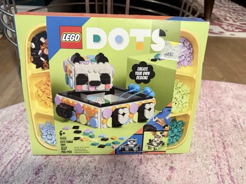 New Sealed Retired LEGO DOTS: Cute Panda Tray 41959