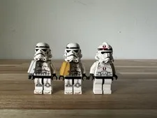 Lot Of 3 - LEGO Star Wars Stormtroopers Minifigures sw0383 sw0364 sw0130