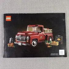 LEGO Icons 10290 Classic/Vintage Pickup Truck Instruction MANUAL ONLY NO BRICKS