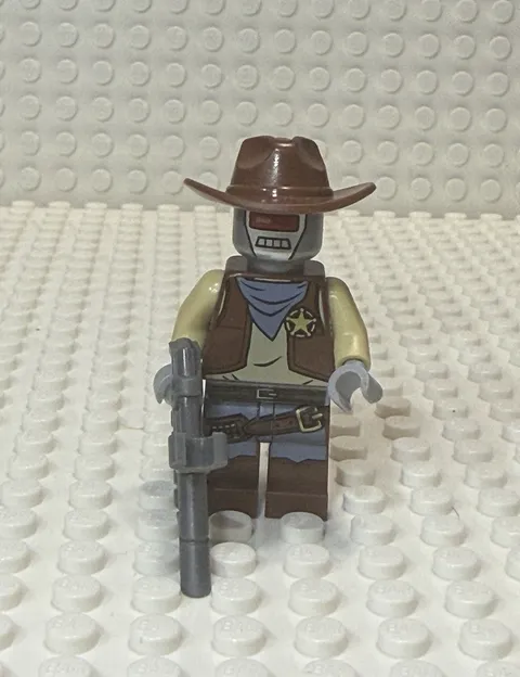 LEGO The LEGO Movie Robo Swat Sheriff Minifigure tlm024 Cowboy Hat - Set 70800