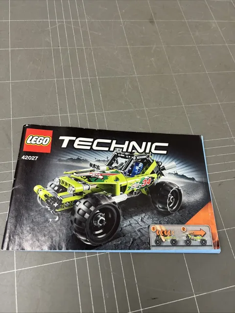VINTAGE TOY LEGO MANUAL INSTRUCTIONS BOOKLET TECHNIC 42027